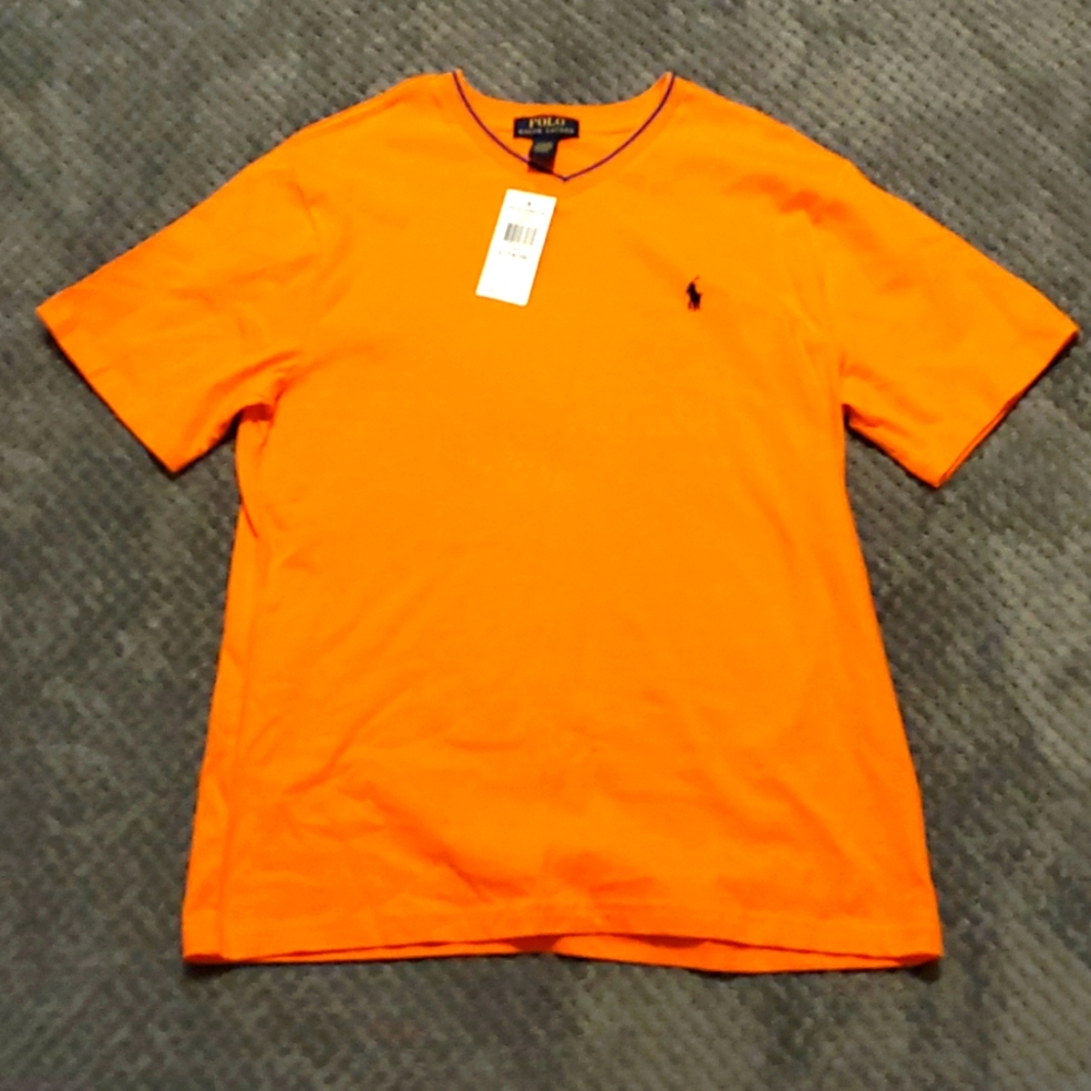 Orange Polo Ralph Lauren T shirt